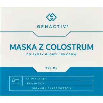 GENACTIV Maska z Colostrum do skóry głowy i włosów 250ml