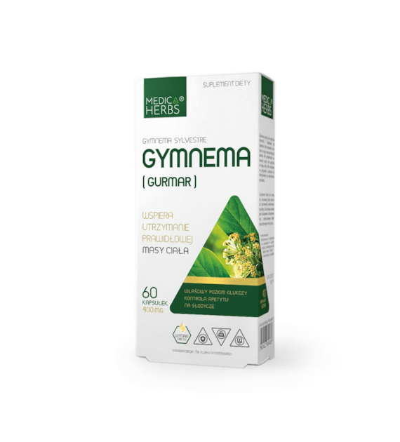 MEDICA HERBS Gymnema (Gurmar) 400mg, 60 kaps.