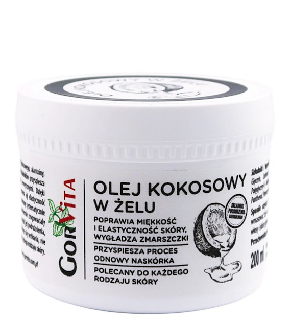 GORVITA Olej kokosowy w żelu 200ml