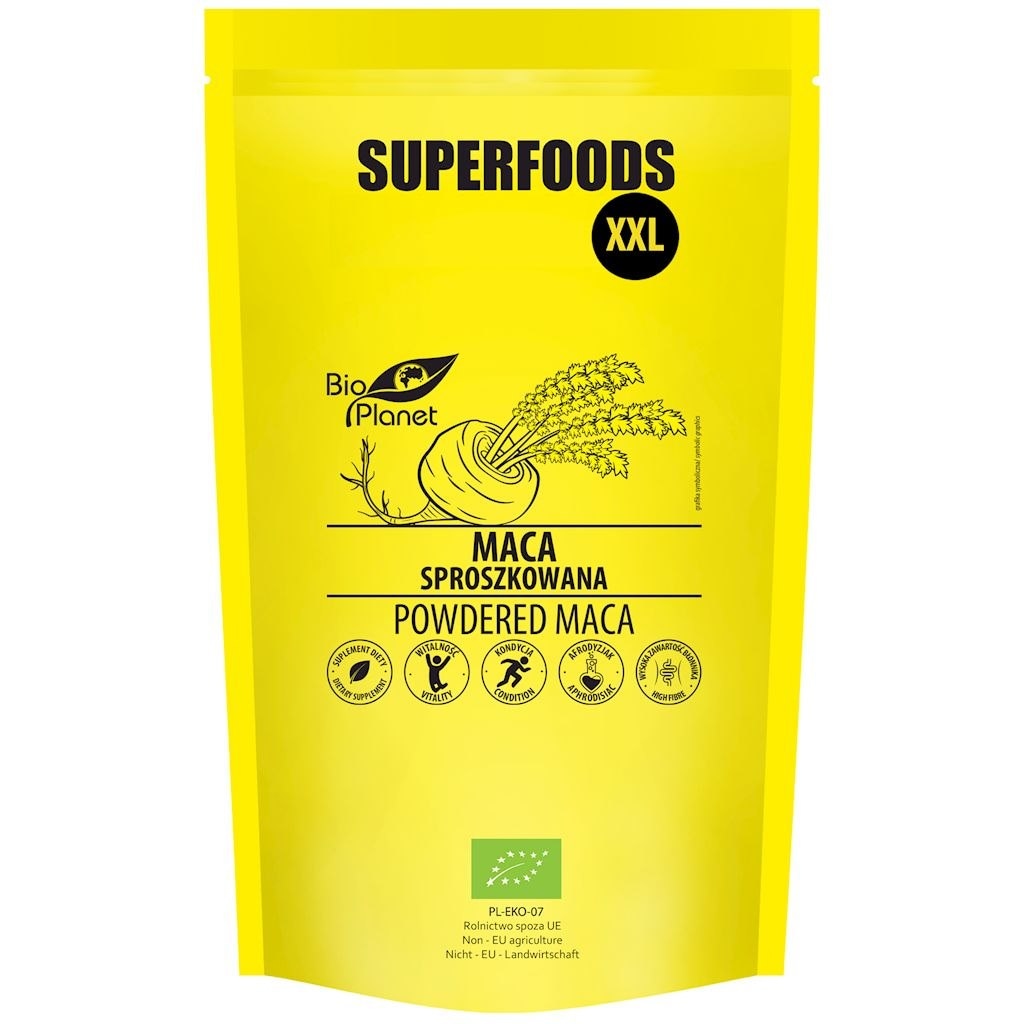 SUPERFOODS Maca (korzeń) w proszku BIO 750g BIO PLANET