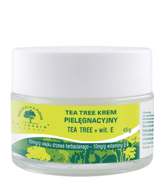 Tea Tree Krem antybakteryjny z witaminą E 45g MELALEUCA