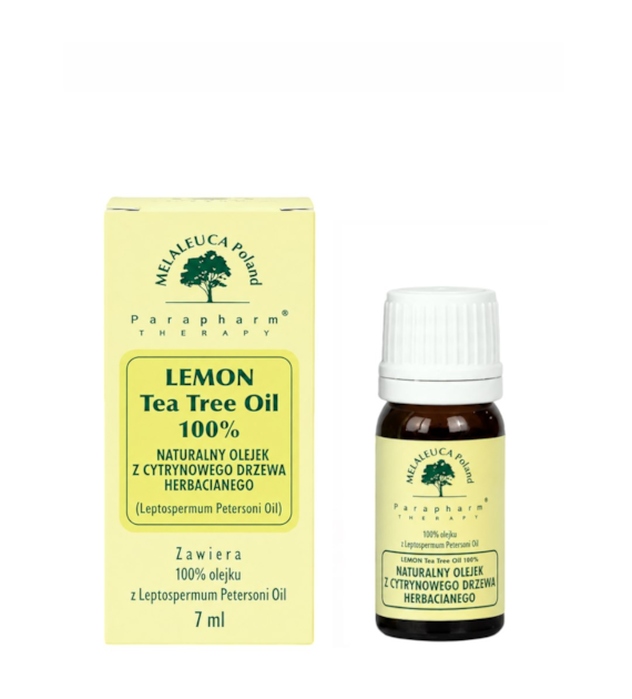 Naturalny olejek eteryczny LEMON Tea Tree Oil z cytrynowego drzewa herbacianego 100% 7ml MELALEUCA