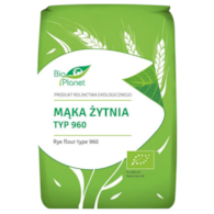 BIO PLANET Mąka żytnia typ 960 BIO 1kg
