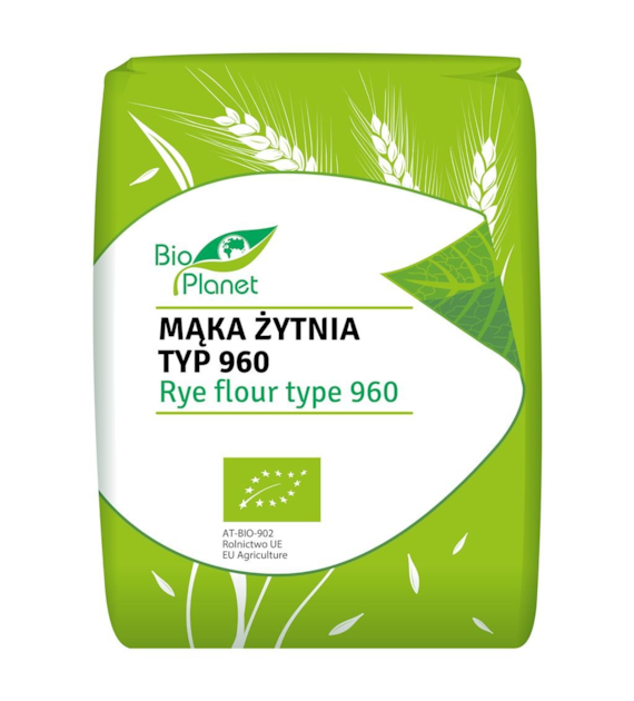 BIO PLANET Mąka żytnia typ 960 BIO 1kg