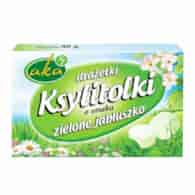 Ksylitolki drażetki pudrowe zielone jabłuszko 40g b/c AKA