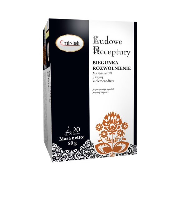 LUDOWE RECEPTURY biegunka, rozwolnienie 30 saszetek MIR-LEK
