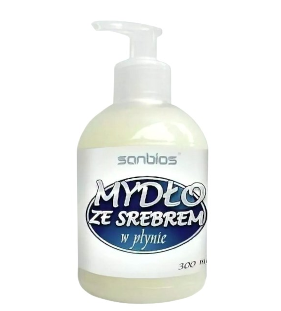 SANBIOS Mydło w płynie ze srebrem 300ml