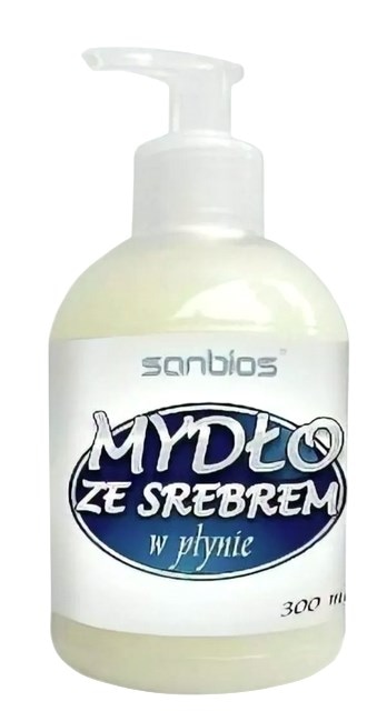 SANBIOS Mydło w płynie ze srebrem 300ml