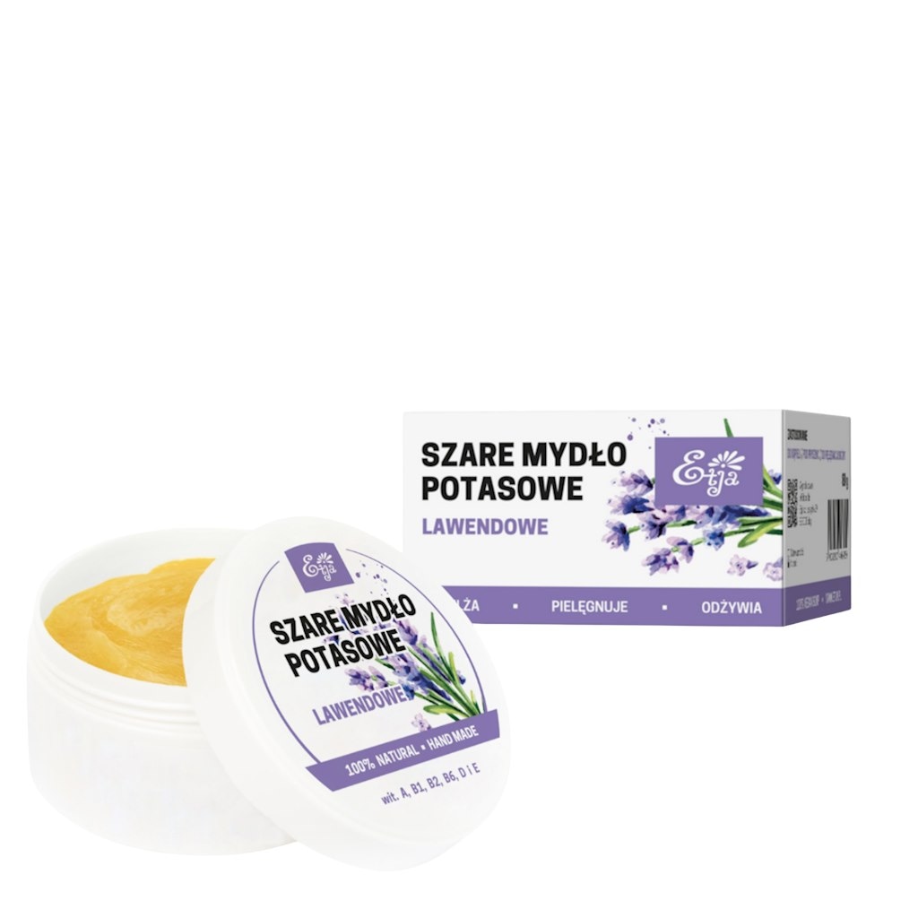 ETJA Mydło naturalne potasowe Lawendowe 80g