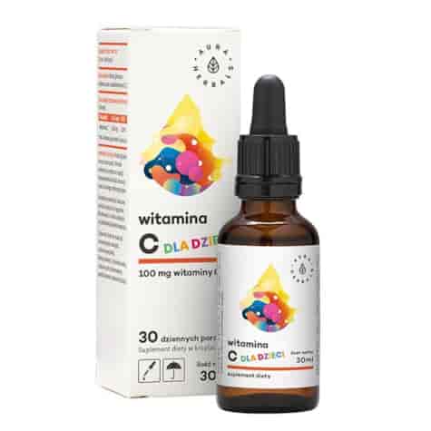 AURA HERBALS Witamina C dla dzieci - krople 30ml
