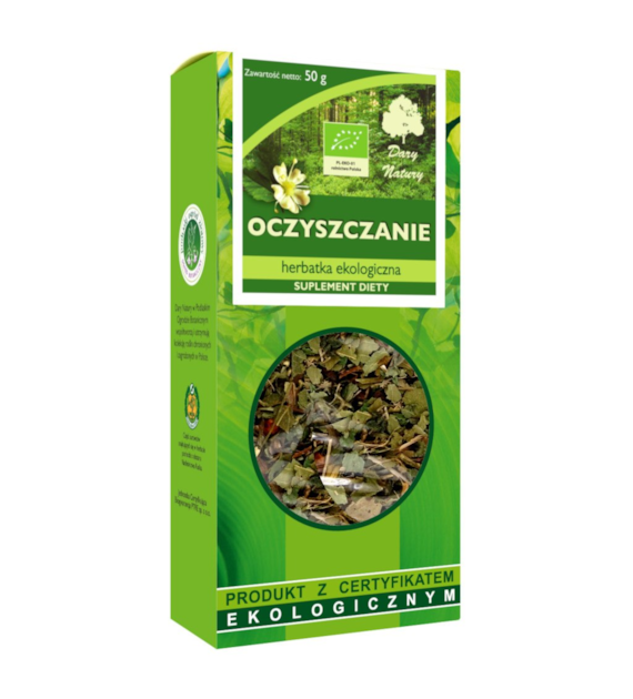 Herbatka Oczyszczanie BIO 50g DARY NATURY