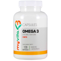 MyVita Omega-3 Forte 1000mg, 120kaps.