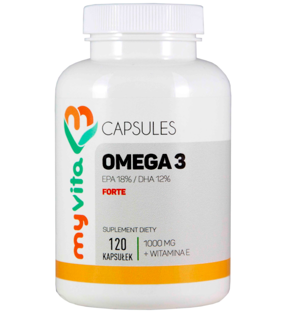 MyVita Omega-3 Forte 1000mg, 120kaps.