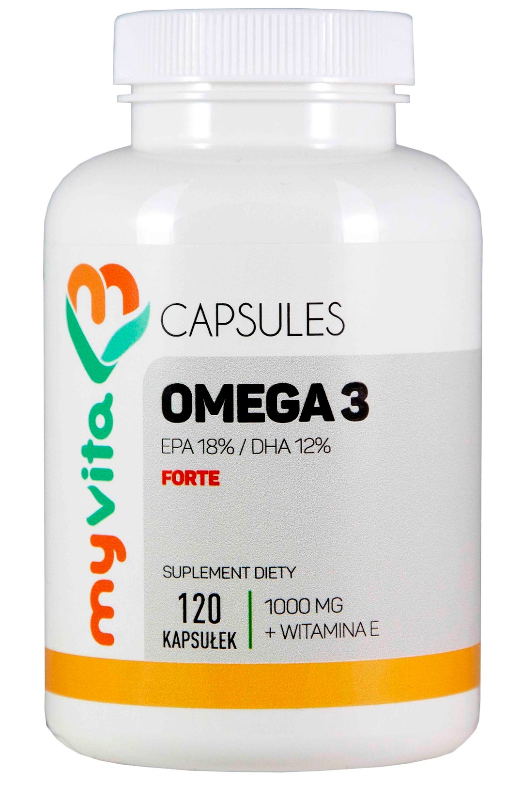 MyVita Omega-3 Forte 1000mg, 120kaps.