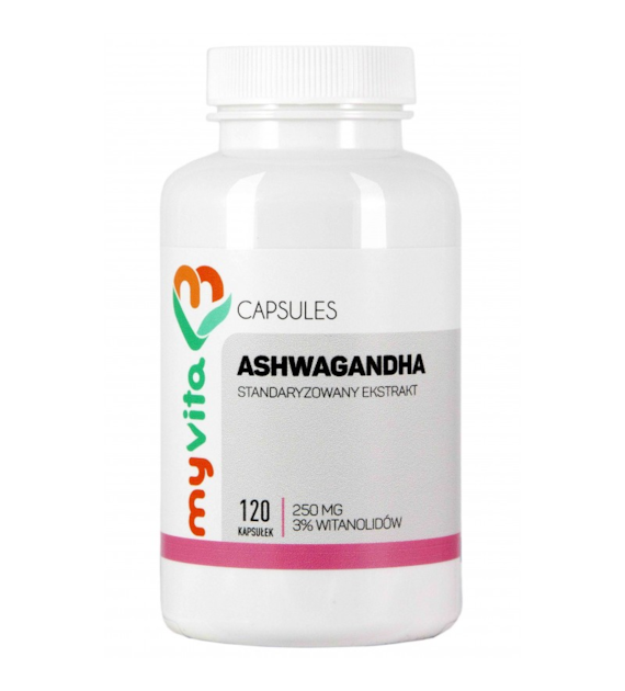 MyVita Ashwagandha ekstrakt 250mg, 120kaps.