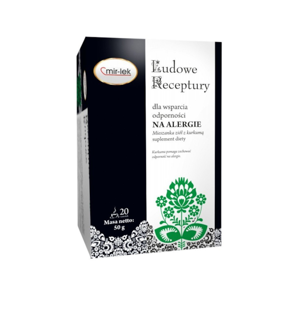 LUDOWE RECEPTURY wsparcie odporności na alergie 20 saszetek MIR-LEK