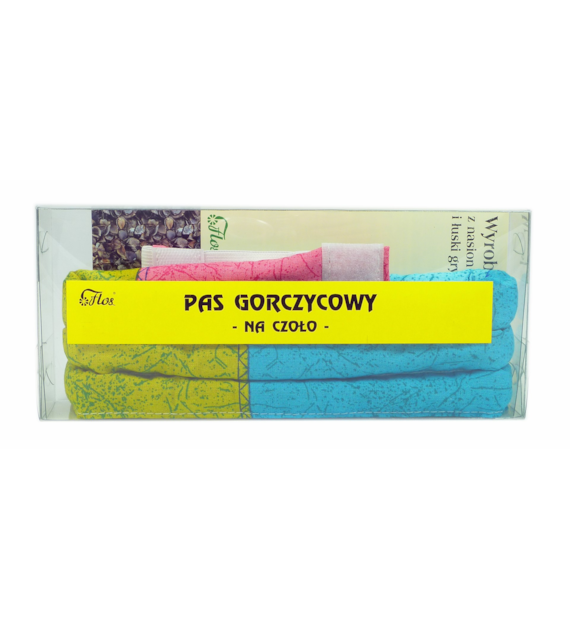 Pas gorczycowy na czoło FLOS