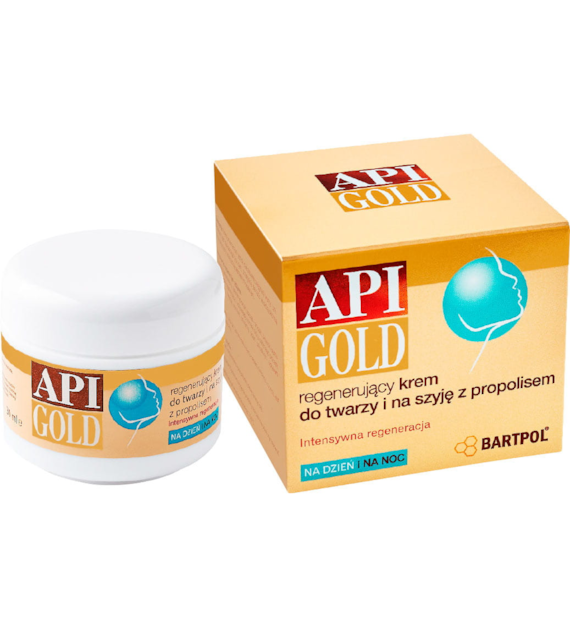 API-GOLD Krem propolisowy do twarzy i na szyję 50ml BARTPOL