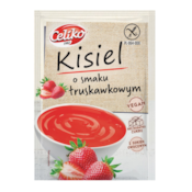 Kisiel o smaku truskawkowym bezglutenowy bez dodatku cukru 40g CELIKO