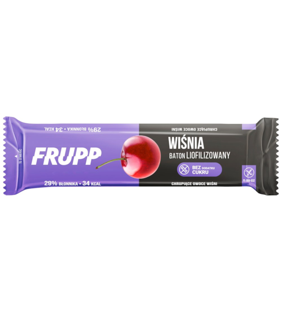 Baton liofilizowany FRUPP wiśnia bezglutenowy 10g CELIKO