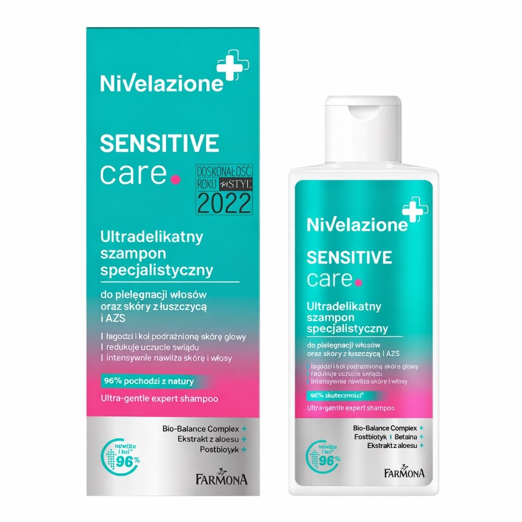 NIVELAZIONE Szampon ultradelikatny specjalistyczny do włosów oraz skóry z łuszczycą i AZS 100ml FARMONA