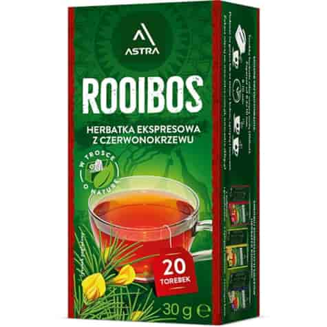 ROOIBOS herbatka z czerwonokrzewu 20*1,5g ASTRA
