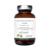 KENAY Soplówka jeżowata BIO 500mg, 60kaps. Lion's Mane