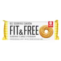 FIT&FREE Herbatniki cytrynowe bez cukru 120g CUKRY NYSKIE