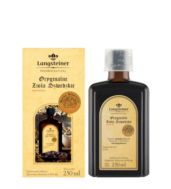 Oryginalne Zioła Szwedzkie 250ml LANGSTEINER