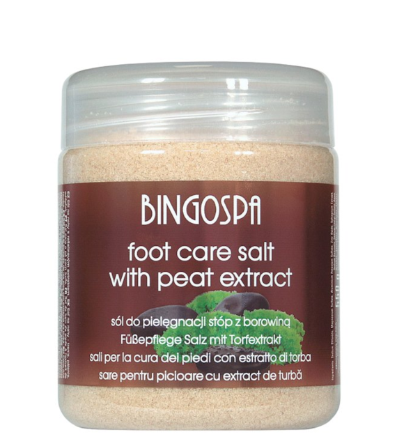 BINGOSPA Sól do stóp rozgrzewająca z borowiną 550g