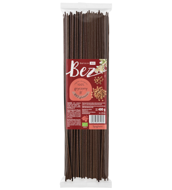 BARTOLINI Makaron gryczany BIO bezglutenowy spaghetti 400g