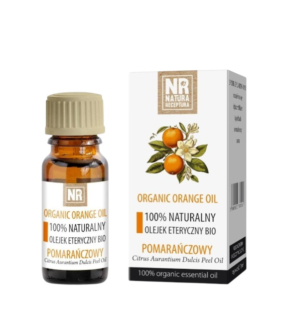 Olejek eteryczny naturalny EKO Pomarańczowy 10ml NATURA RECEPTURA