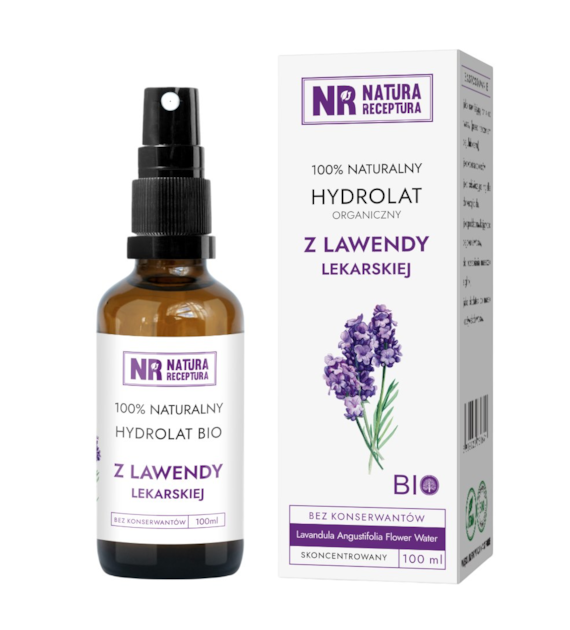 Hydrolat z lawendy lekarskiej EKO 100ml NATURA RECEPTURA