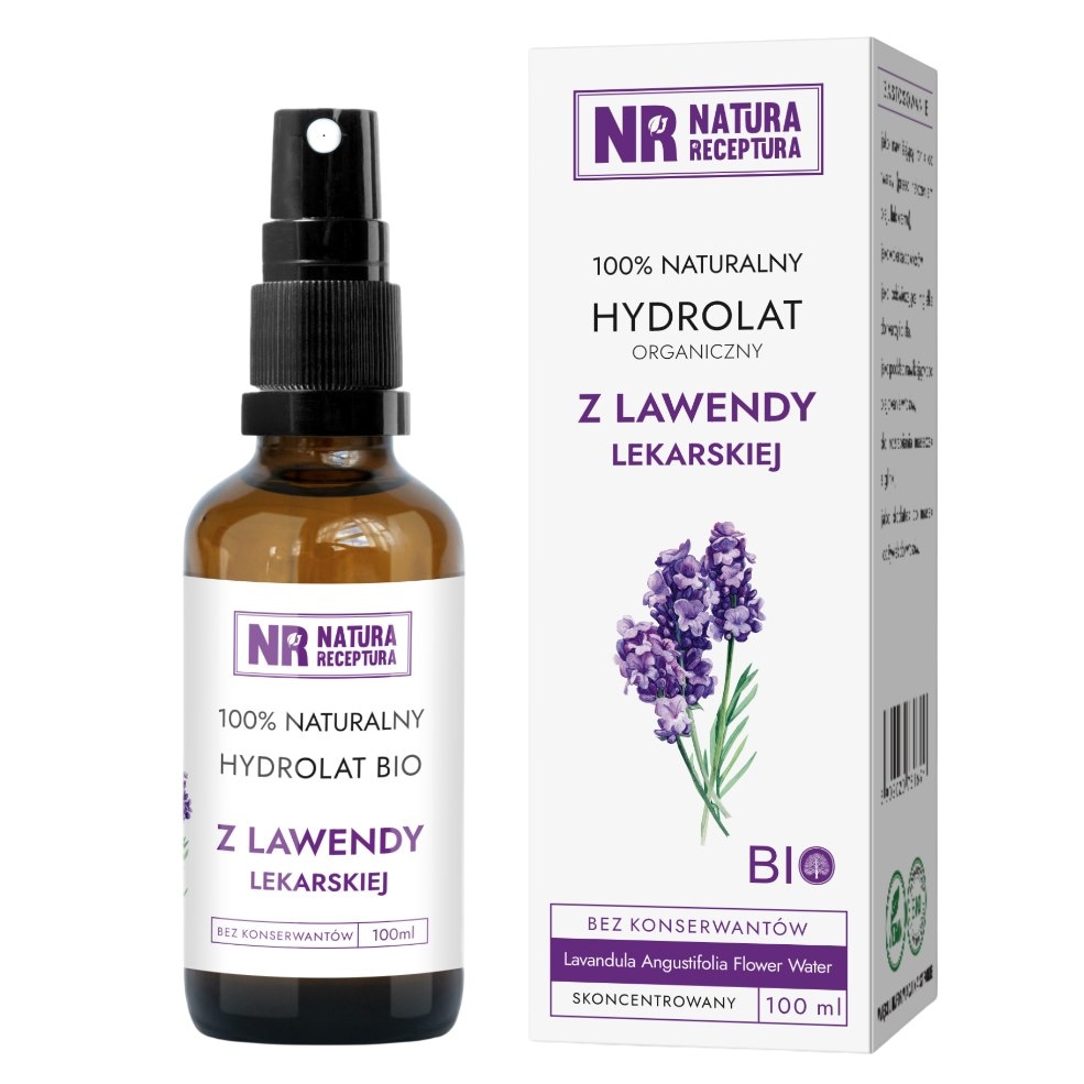 Hydrolat z lawendy lekarskiej EKO 100ml NATURA RECEPTURA