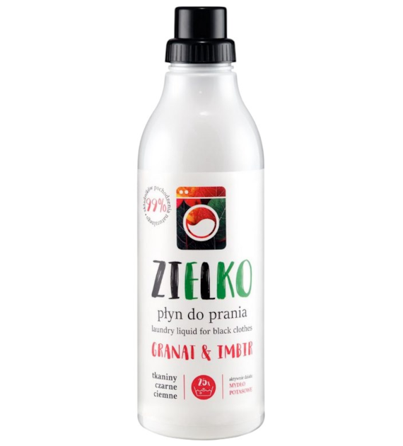 ZIELKO Płyn do prania tkanin czarnych i ciemnych - granat i imbir 1000ml