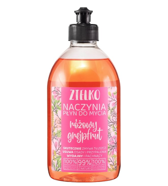 ZIELKO NACZYNIA Płyn do mycia Różowy Grejpfrut 500ml