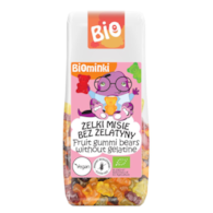 BIOMINKI Żelki misie bez żelatyny bezglutenowe BIO 100g