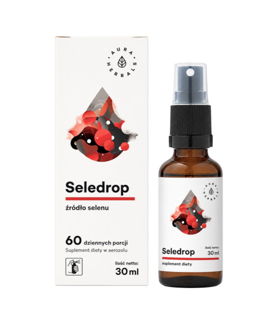 AURA HERBALS Seledrop, selen 110mcg - aerozol 30ml - selenian IV sodu