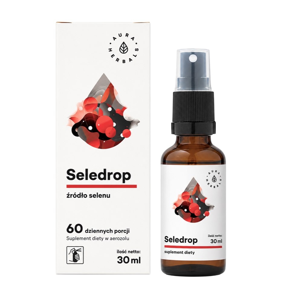 AURA HERBALS Seledrop, selen 110mcg - aerozol 30ml - selenian IV sodu