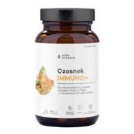 AURA HERBALS Czosnek Immuno+ 60 veg. kaps.