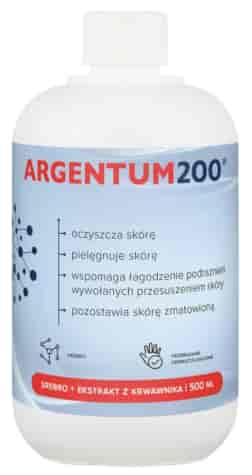 AURA HERBALS Argentum200 srebro + ekstrakt z krwawnika tonik 500ml