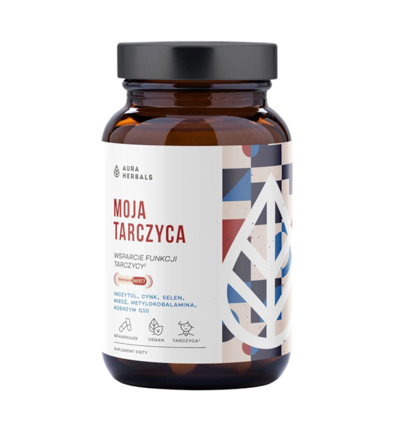 AURA HERBALS Moja tarczyca - wsparcie funkcji tarczycy 60 veg. kaps.