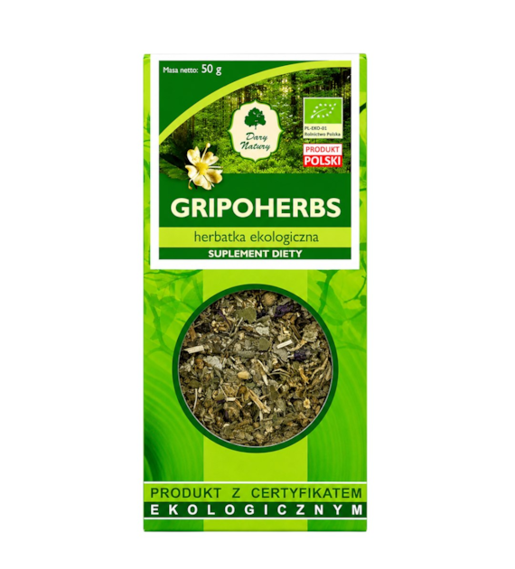 Herbatka Gripoherbs BIO 50g DARY NATURY