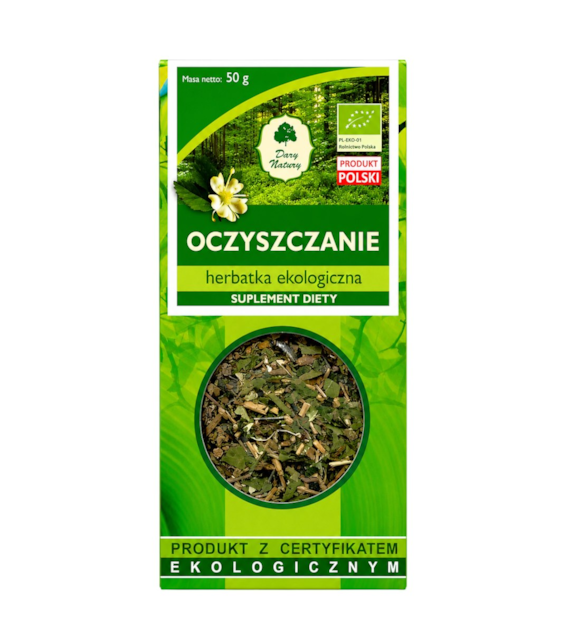 Herbatka Oczyszczanie BIO 50g DARY NATURY