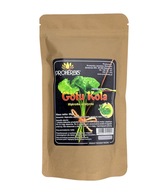 PROHERBIS Gotu Kola - Wąkrotka azjatycka 50g