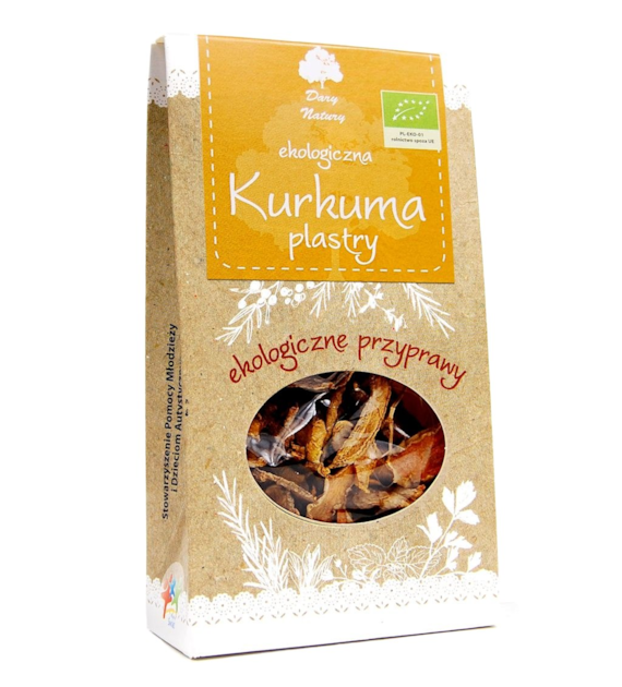 Kurkuma PLASTRY BIO 30g DARY NATURY