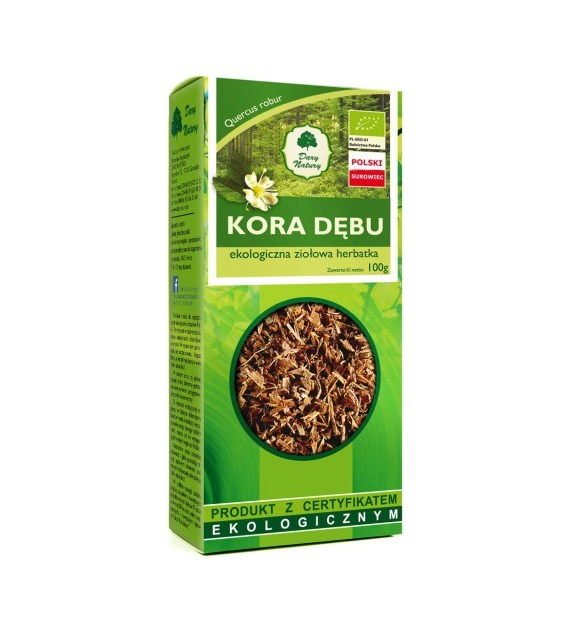 Dąb kora BIO 100g DARY NATURY