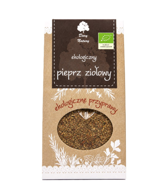 Pieprz ziołowy BIO 60g DARY NATURY