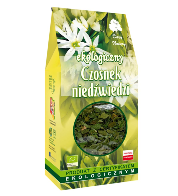 Czosnek niedźwiedzi BIO - duży kartonik 100g DARY NATURY