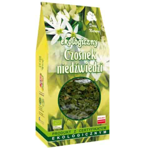 Czosnek niedźwiedzi BIO - duży kartonik 100g DARY NATURY